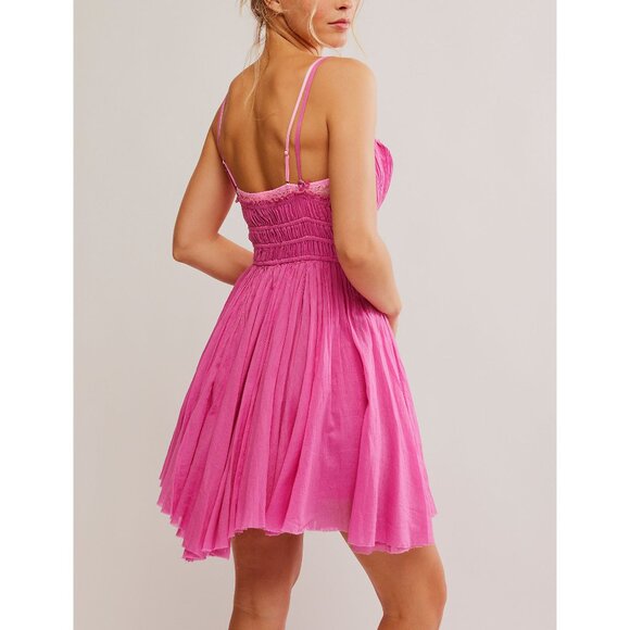 Free People Pink Asymmetrical Dress - Picture 3 of 12